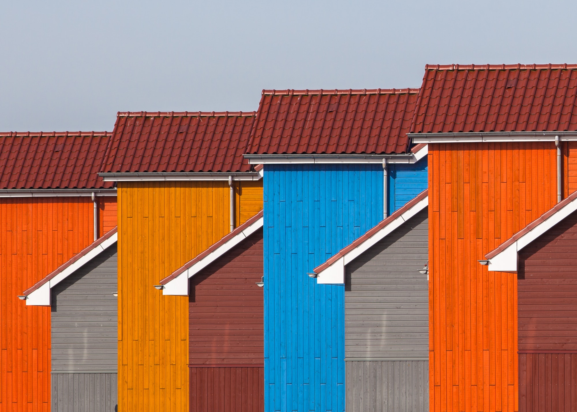 Detail of Colorful Houses