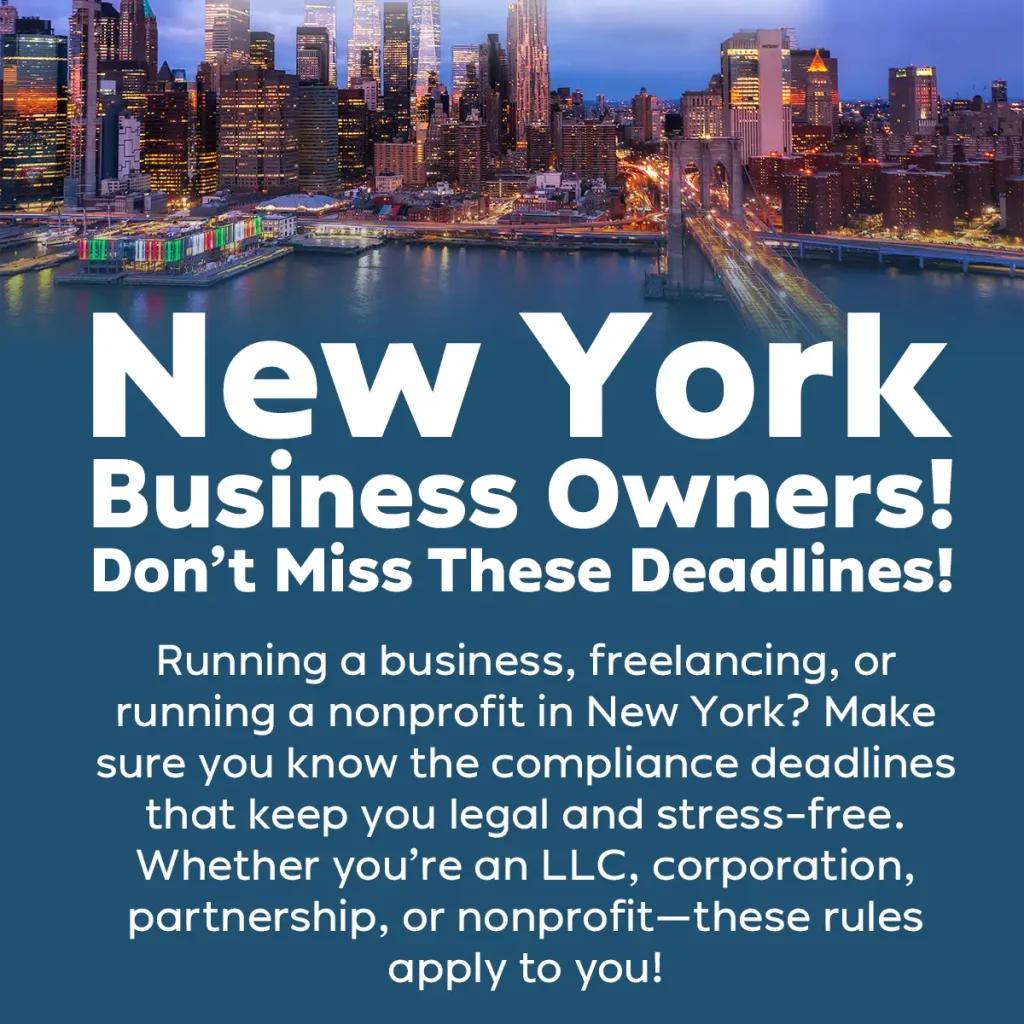 Key NY Filing Dates