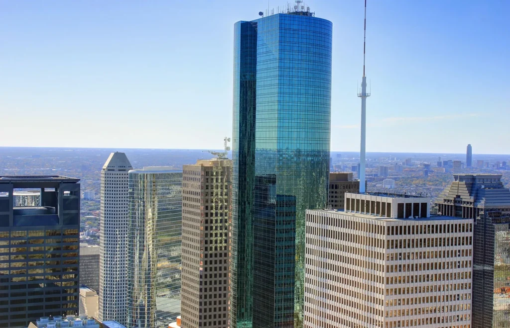 Downtown Houston office towers